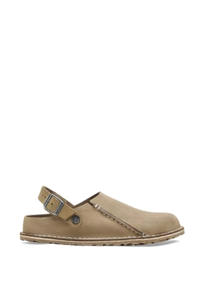 Birkenstock Lutry Premium suede mules - Neutrals
