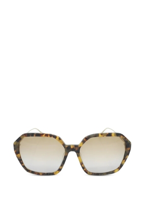 MCM tortoiseshell-effect geometric-frame sunglasses - Brown