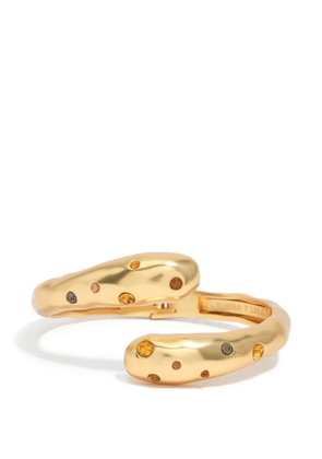 Bimba y Lola crystal-embellished wrap bracelet - Gold