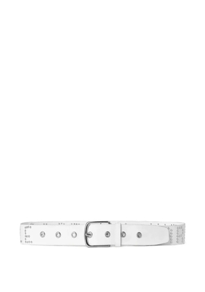 Gimaguas Fragile stud-embellished belt - White
