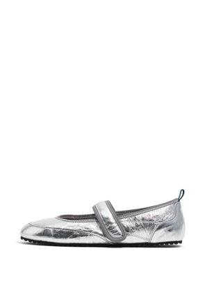 Bimba y Lola touch-strap ballet flats - Silver