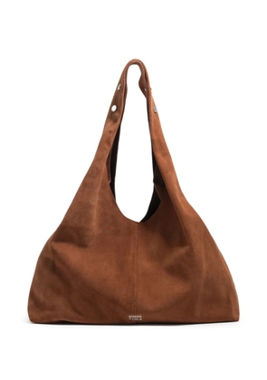 Bimba y Lola maxi logo-detail shoulder bag - Brown