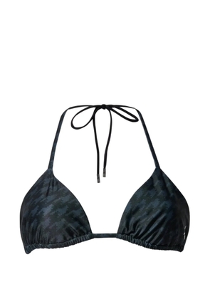 Perfect Moment Salinas houndstooth bikini top - Black