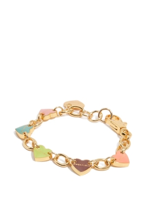 Bimba y Lola heart-charm chain bracelet - Gold