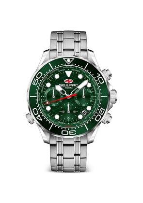 SEAPRO Mondial Timer 44mm watch - Green