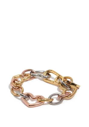Bimba y Lola heart-chain bracelet - Gold