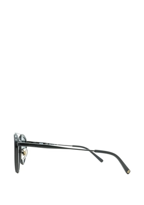 MCM double-bridge oval-frame sunglasses - Black