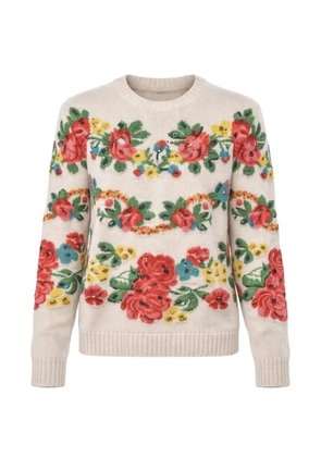 Gucci Euridice sequin-embellished sweater - Neutrals