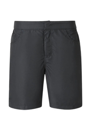 Richard J. Brown logo-embroidered swim shorts - Black