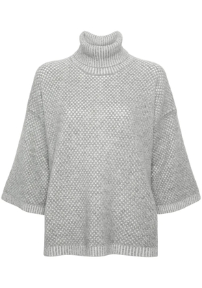 Fabiana Filippi roll-neck wool-blend jumper - Grey