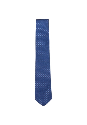 GIERRE MILANO polka-dot silk tie - Blue