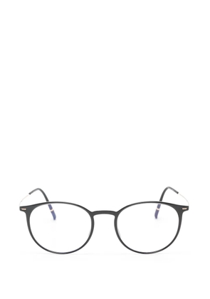 Silhouette round-frame glasses - Black