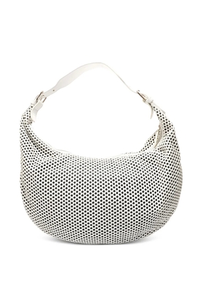 Christian Dior Pre-Owned 2011 perforated shoulder bag - White