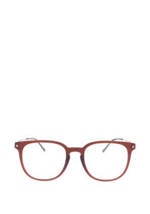 STEPPER EYEWEAR wood-effect square-frame glasses - Brown