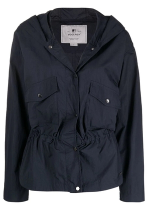 Woolrich hooded drawstring jacket - Blue