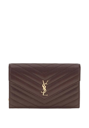 Saint Laurent Cassandre quilted leather mini bag - Red