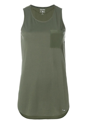 Woolrich long-line tank top - Green