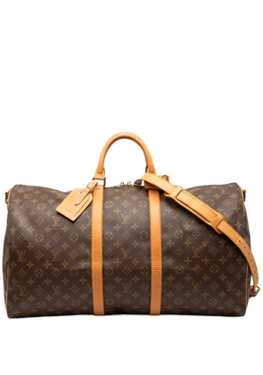 Louis Vuitton Pre-Owned 1990 Monogram Keepall Bandouliere 55 travel bag - Brown