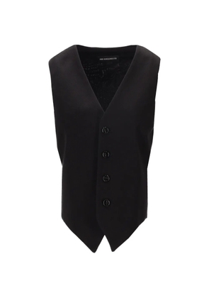 Ann Demeulemeester button waistcoat - Black