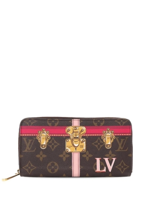 Louis Vuitton Pre-Owned 2018 Monogram Summer Trunks Zippy Wallet long wallets - Brown