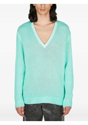 GUESS USA V-neck sweater - Green