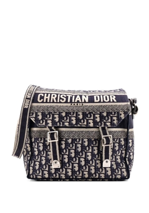 Christian Dior Pre-Owned Diorcamp Messenger Bag Oblique Canvas Small crossbody bag - Blue
