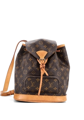 Louis Vuitton Pre-Owned Vintage Montsouris Monogram Canvas MM backpack - Brown