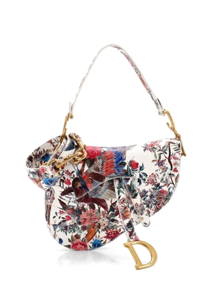 Christian Dior Pre-Owned Saddle Handbag with Strap Printed Leather Medium shoulder bag - Multicolour