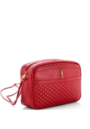 Saint Laurent Pre-Owned Victoire Camera Bag Quilted Leather crossbody bag - Red