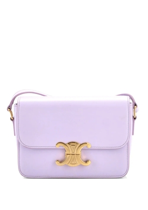 Celine Pre-Owned Triomphe Shoulder Bag Smooth Calfskin Teen crossbody bag - Purple