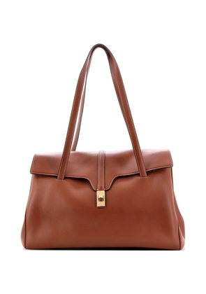 Celine Pre-Owned Soft 16 Bag Smooth Calfskin Large shoulder bag - Brown