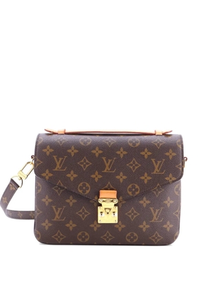 Louis Vuitton Pre-Owned Pochette Metis Monogram Canvas crossbody bag - Brown