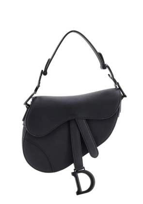 Christian Dior Pre-Owned Ultra Matte Saddle Handbag Leather Mini shoulder bag - Black