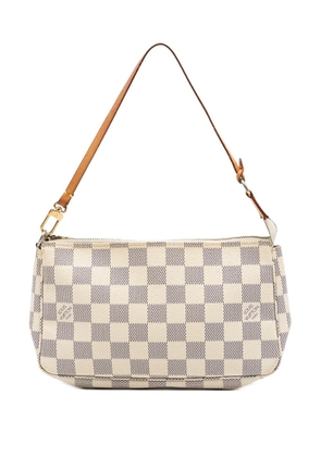 Louis Vuitton Pre-Owned 2007 Damier Azur Pochette Accessoires shoulder bag - White