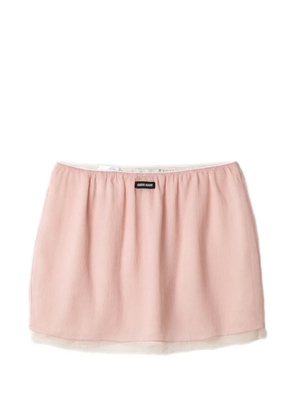 Miu Miu chiffon miniskirt - Pink