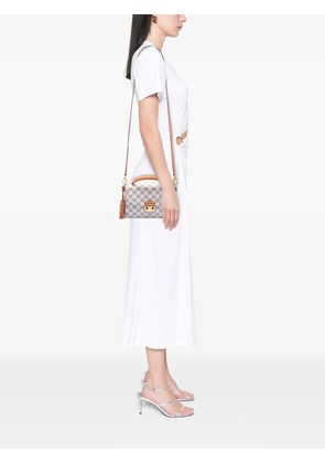 Louis Vuitton Pre-Owned 2016 Damier Azur Croisette satchel - White