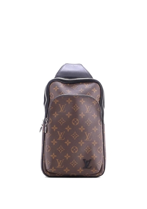 Louis Vuitton Pre-Owned Avenue Sling Bag NM Macassar Monogram Canvas crossbody bag - Brown