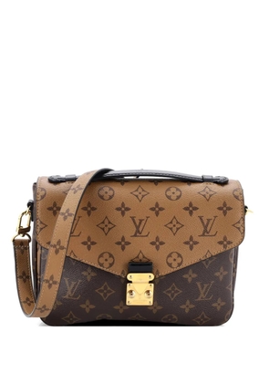 Louis Vuitton Pre-Owned Pochette Metis Reverse Monogram Canvas crossbody bag - Brown
