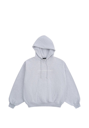 Gosha Rubchinskiy logo-print oversized hoodie - Grey