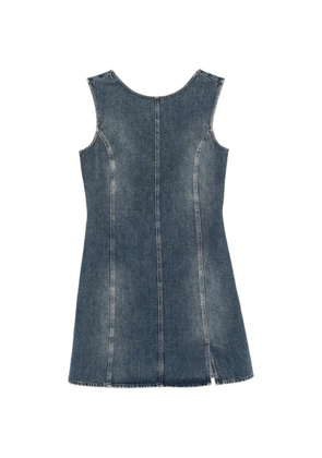 OUR LEGACY faded-effect sleeveless mini dress - Blue