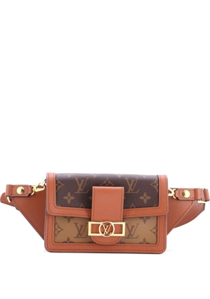 Louis Vuitton Pre-Owned Dauphine Bumbag Reverse Monogram Canvas belt bag - Brown