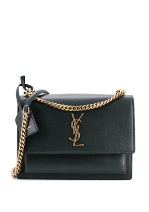 Saint Laurent Pre-Owned Sunset Leather Medium crossbody bag - Green