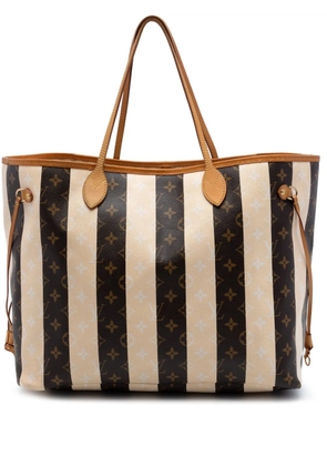 Louis Vuitton Pre-Owned 2011 Monogram Rayures Neverfull GM tote bag - Brown