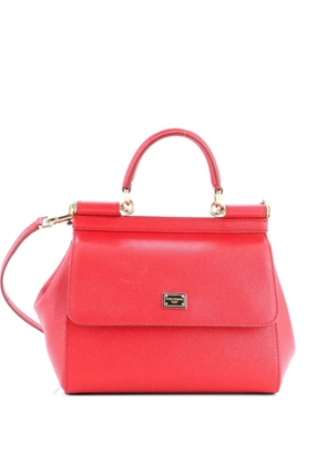 Dolce & Gabbana Pre-Owned Miss Sicily Bag Leather Medium satchel - Red