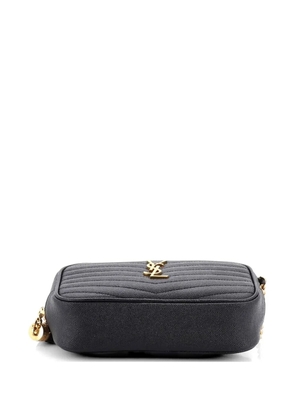Saint Laurent Pre-Owned LouLou Matelasse Chevron Leather Mini crossbody bag - Black