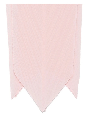 Issey Miyake pleated pointed-tip scarf - Pink