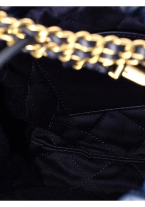 CHANEL Pre-Owned 22 Chain Hobo Quilted Shaded Calfskin Mini crossbody bag - Blue