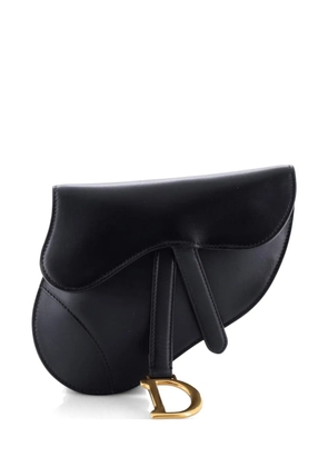 Christian Dior Pre-Owned Saddle Leather Mini belt bag - Black