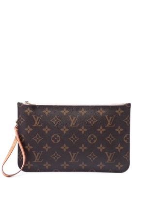 Louis Vuitton Pre-Owned 2015 Monogram Neverfull MM Pouch clutch bag - Brown