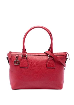 Gucci Pre-Owned 2016-2026 Dollar Calfskin GG Charm satchel - Red